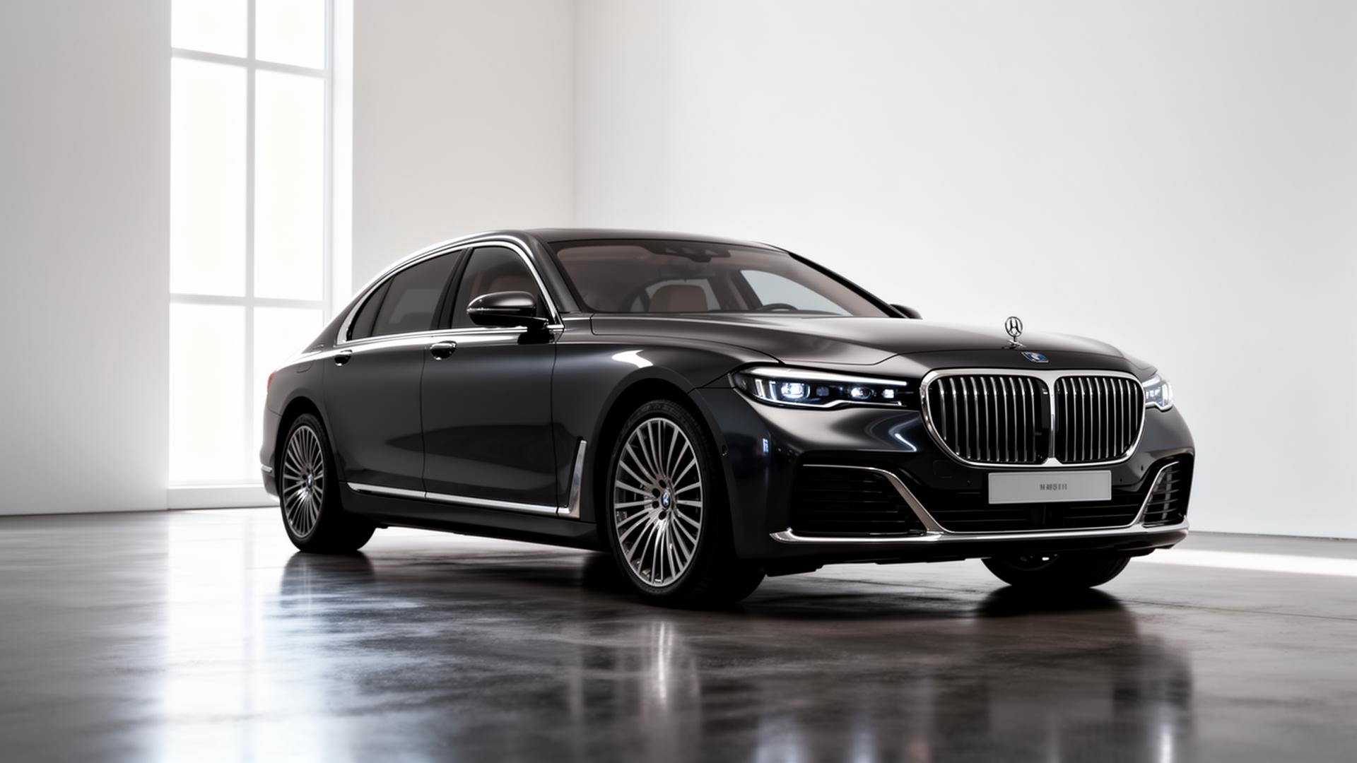 Premium Limousine im Showroom